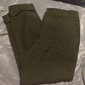 a new day Olive Green Cropped Ankle Pants